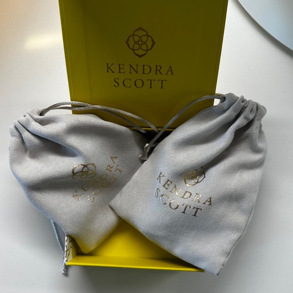 Kendra Scott Necklace and Earring Set - Amethyst/Textile/14k-gold Plated, New - Picture 8 of 8